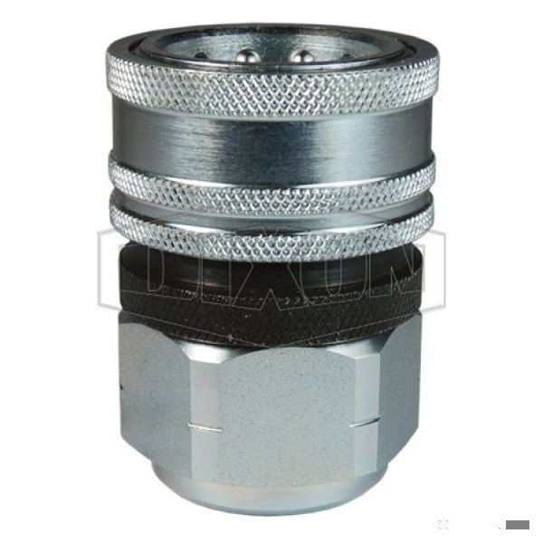 Dixon DQC TR European Interchange Female Coupler, 3/8-18 Nominal, Female NPTF, Steel 3TRF3 - main